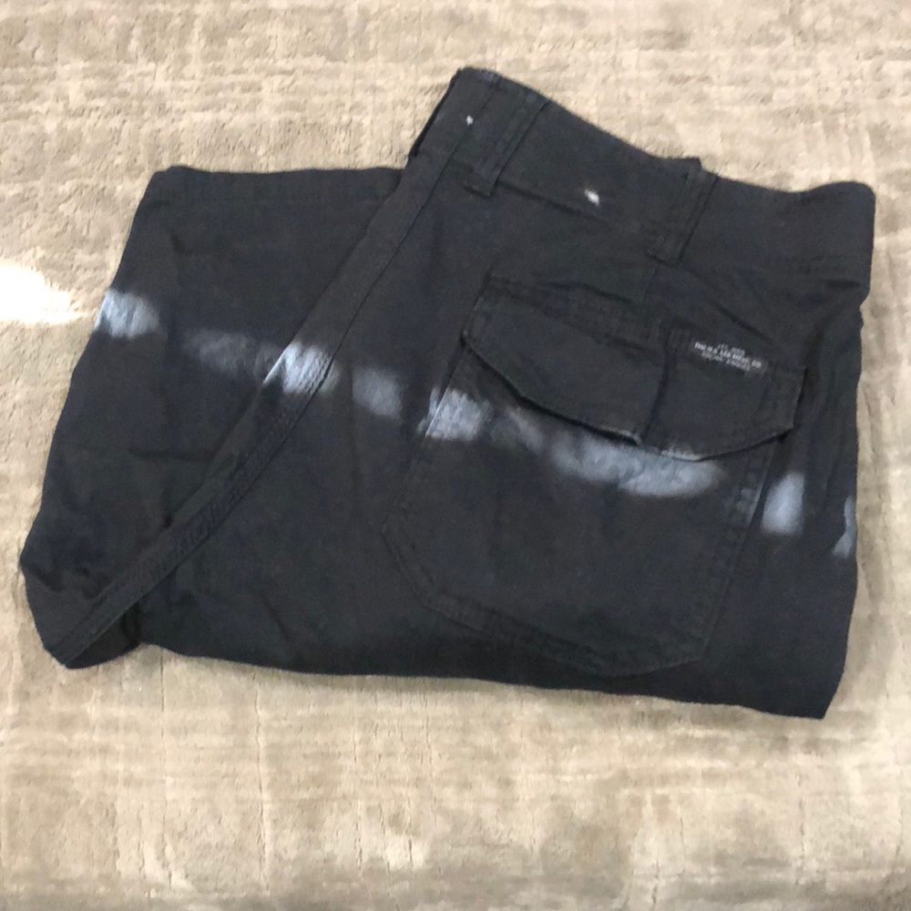 Black cargo pants